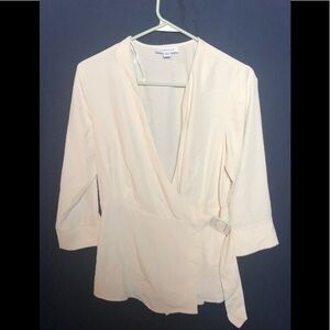 Topshop Women's Buckle Front Top Size 6